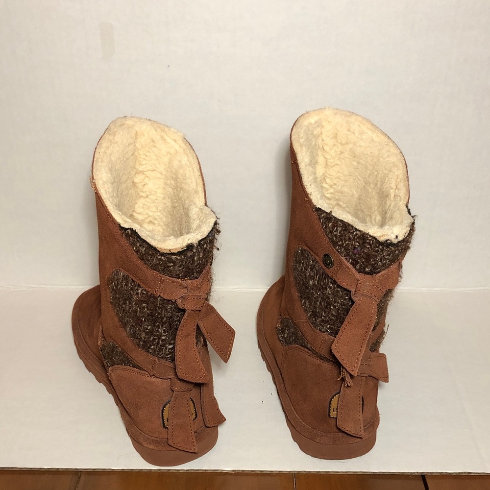 BearPaw Chestnut Suede Winter Boots - Picture 5 of 11
